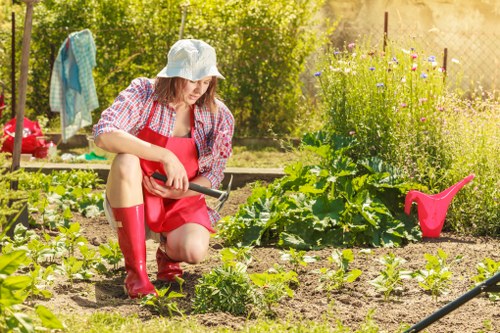 Health and safety controls for gardening tasks on site